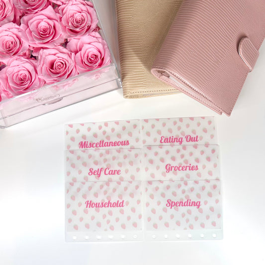 A7 Bundle - Set of 6 Strawberry Design Envelopes