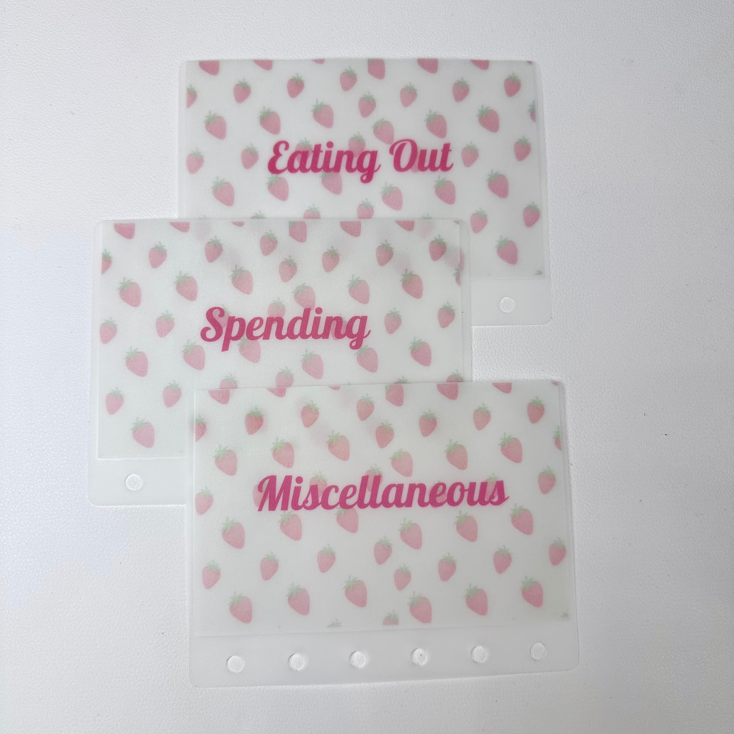 Imperfect Set of 3 - A7 Vellum Envelopes