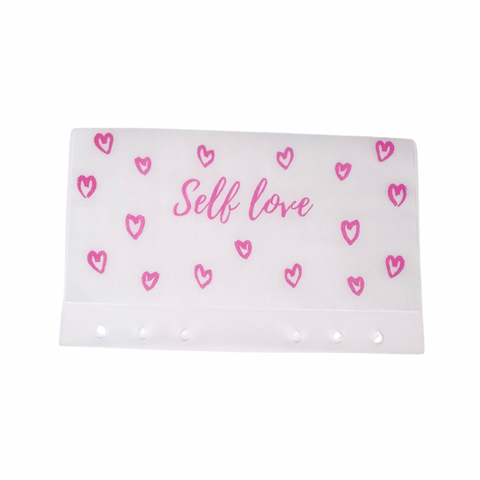 A6 Falling Hearts Custom Envelope