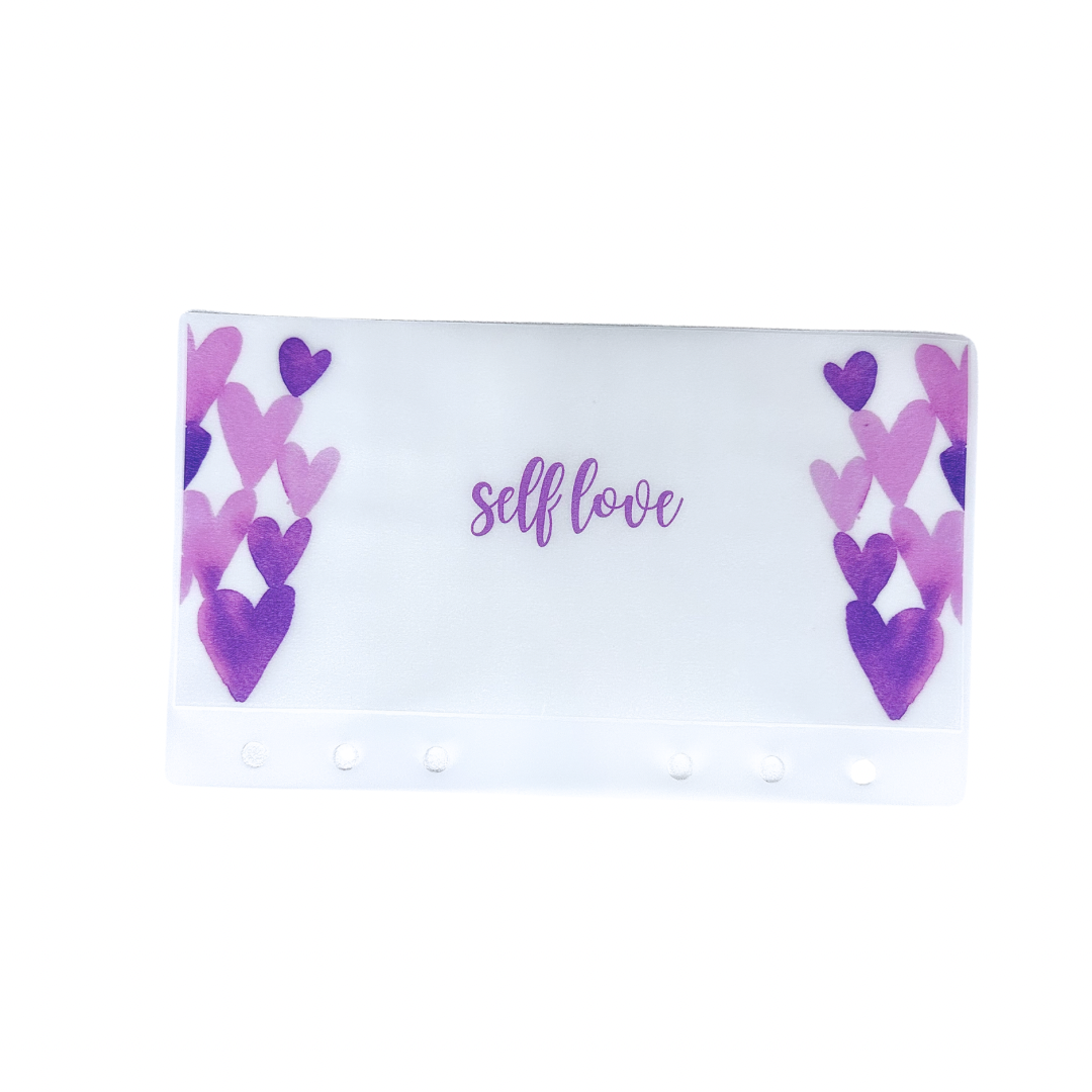 A6 Watercolor Hearts Custom Envelope